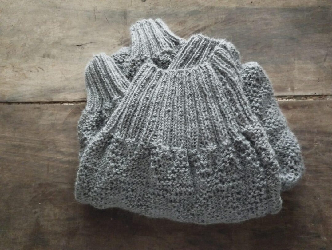 ニット/セーター argue WOOL ALPACA HAND KNITPOPPYPULLOVE Hand Knit Alpaca Sweater, Fine Wool Knit Jumper, Hand Knit