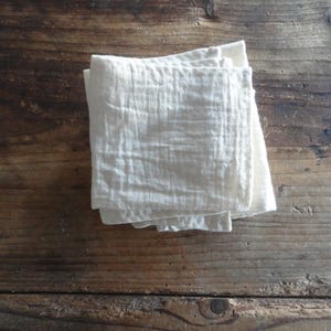 soft wash / face cloth // pure natural, hand made from soft raw silk or organic cotton double gauze / pique, sensitive skin care, bath