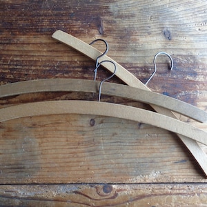vintage wood hangers // simple, made from massive wood