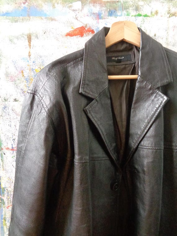 Dark Brown Leather Aim Wear Lederjacke Lederjacke Braun Lederjacke - Main Image
