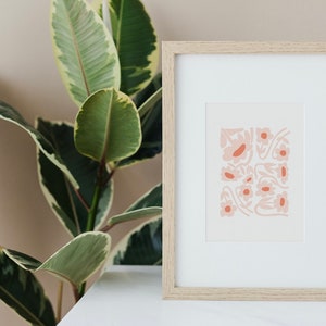 Scandinavian wall art, geometric print, floral wall art, modern art, living room decor, digital download art, nordic prints, modern poster