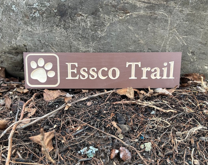 Custom Animal Trail Sign