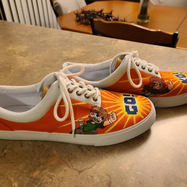 custom painted shoes for sale