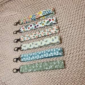 Fabric keychain, various beautiful patterns image 2