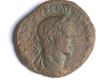 AD 138-161 ローマのコインの複製、AE デュポンディウス「ブリタニア