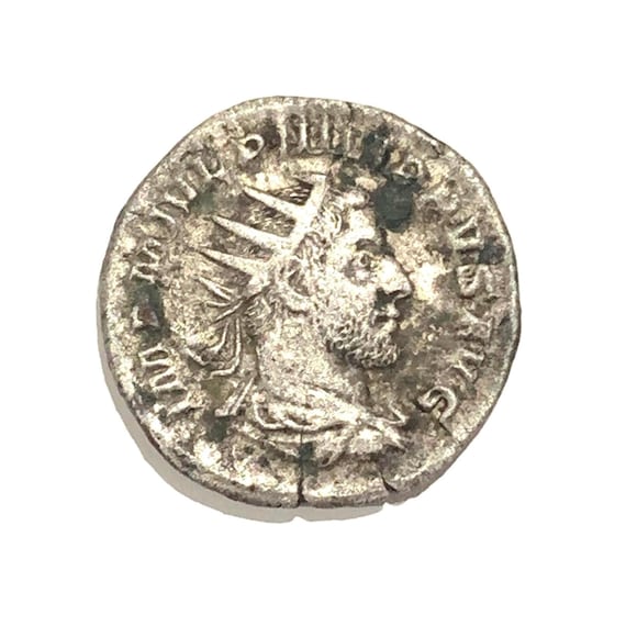 ローマ帝国軍人皇帝時代 ピリップス・アラブス 古代 コイン 銀貨 MS 5