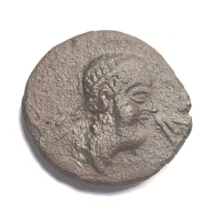 Roman Hispania - Cástulo (Linares, Jaén), Bronze semis (4.35 g., 20 mm.), minted between the years 180 - 150 B.C.