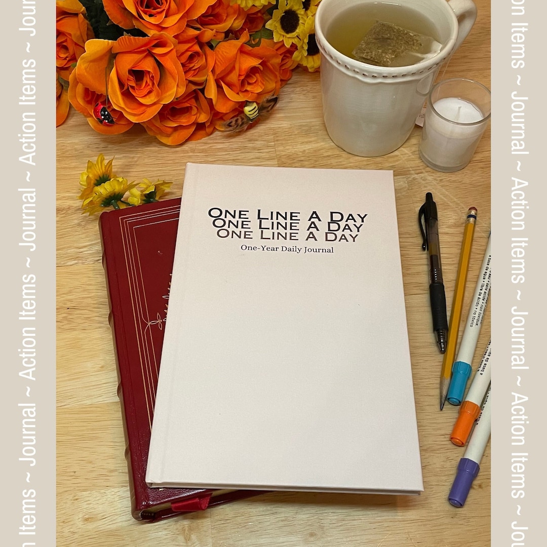 One Line A Day: One-year Daily Journal - Etsy