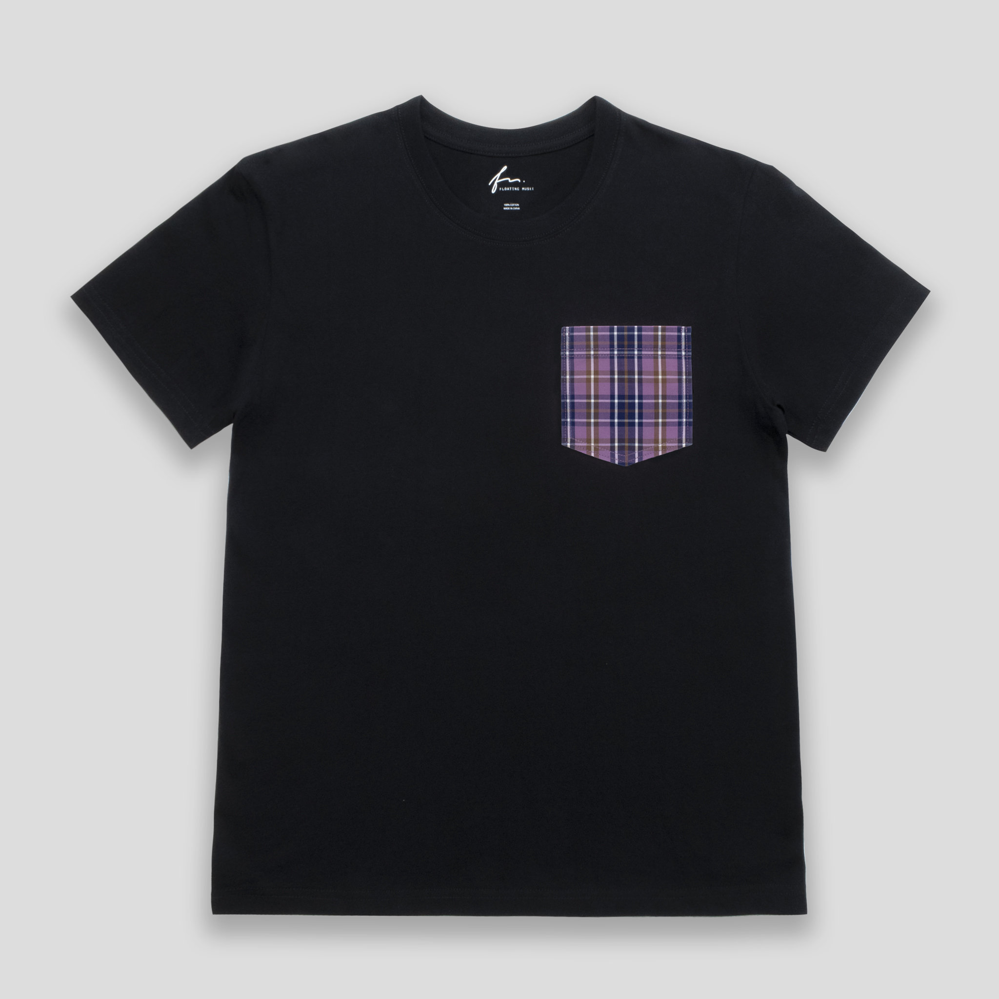 S/S Pocket Tee Red Plaid