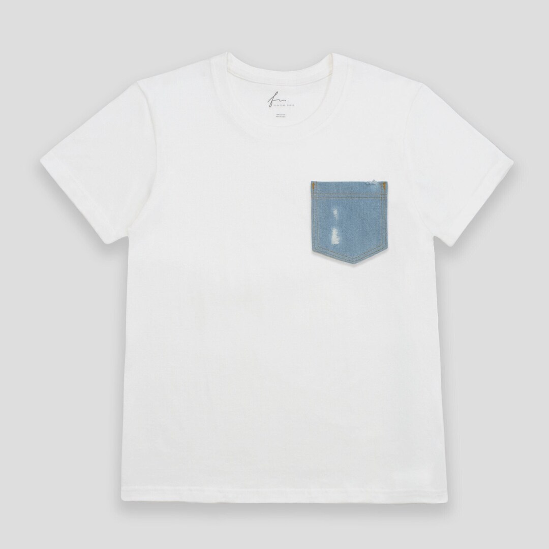 【新品未使用】DETAIL PONTE T-SHIRT (WHITE) ZA-00219Z Hand Stitch Ponte Fabric T-Shirt Men's – antiqua.wa