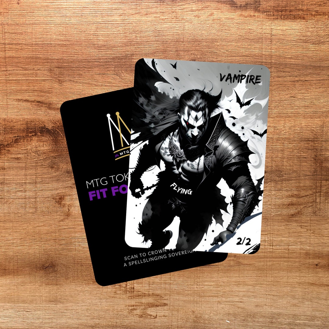 X5 Vampire flying Tokens for Magic the Gathering MTG Tokens - Etsy