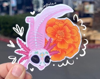 Katrina Axolotl Sticker