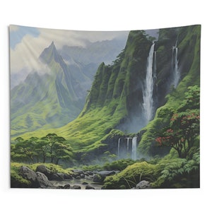 Hawaiian tapestry wall hanging 2025