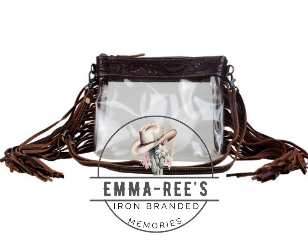 RESTOCK ALERT Clear/leather Purse Pairs Perfectly With Emmarees