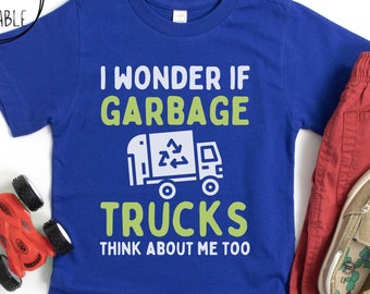 Toddler Garbage Truck T-Shirt, Kids Garbage Truck Shirt, Toddler Recycle Truck Tee, Birthday Garbage Truck Shirt, Garbage Truck Tee