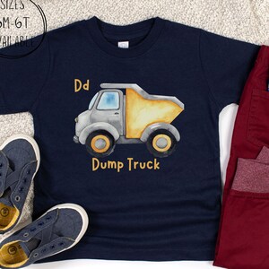 Toddler Dump Truck T-Shirt, Kids Dump Truck Tee, Baby Dump Truck Shirt, Toddler Construction Tee, Kids Construction T Shirt, Toddler Boy Tee