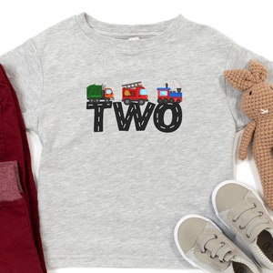Transportation Second Birthday Tee, Toddler Second Birthday Shirt, Kids Vehicle Birthday Shirt, Honk Beep Choo Choo Tee, Cars and Trucks Tee