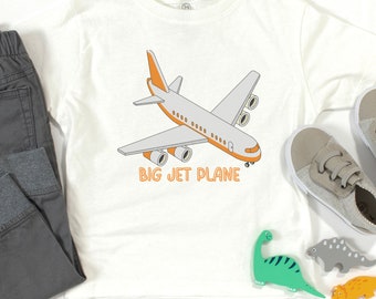 Toddler Big Jet Plane T-Shirt: Boys Airplane Tee