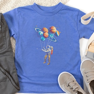 Astronaut Outer Space Toddler Tee, Cute Space T-Shirt for Kids, Toddler Girl/Boy Space T-Shirt, Astronaut Shirt, I Need My Space Tee