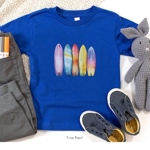 Retro Surf Van Toddler Tee, Kids Surf T-Shirt, Beach Vibes Tee, Summer Vacation Shirt, Toddler Boy Tee, Toddler Gift, Summer Beach Tee