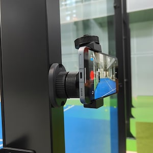Padel Phone Mount: Magnetic Suction Cup - Gym, Crossfit, Calisthenics