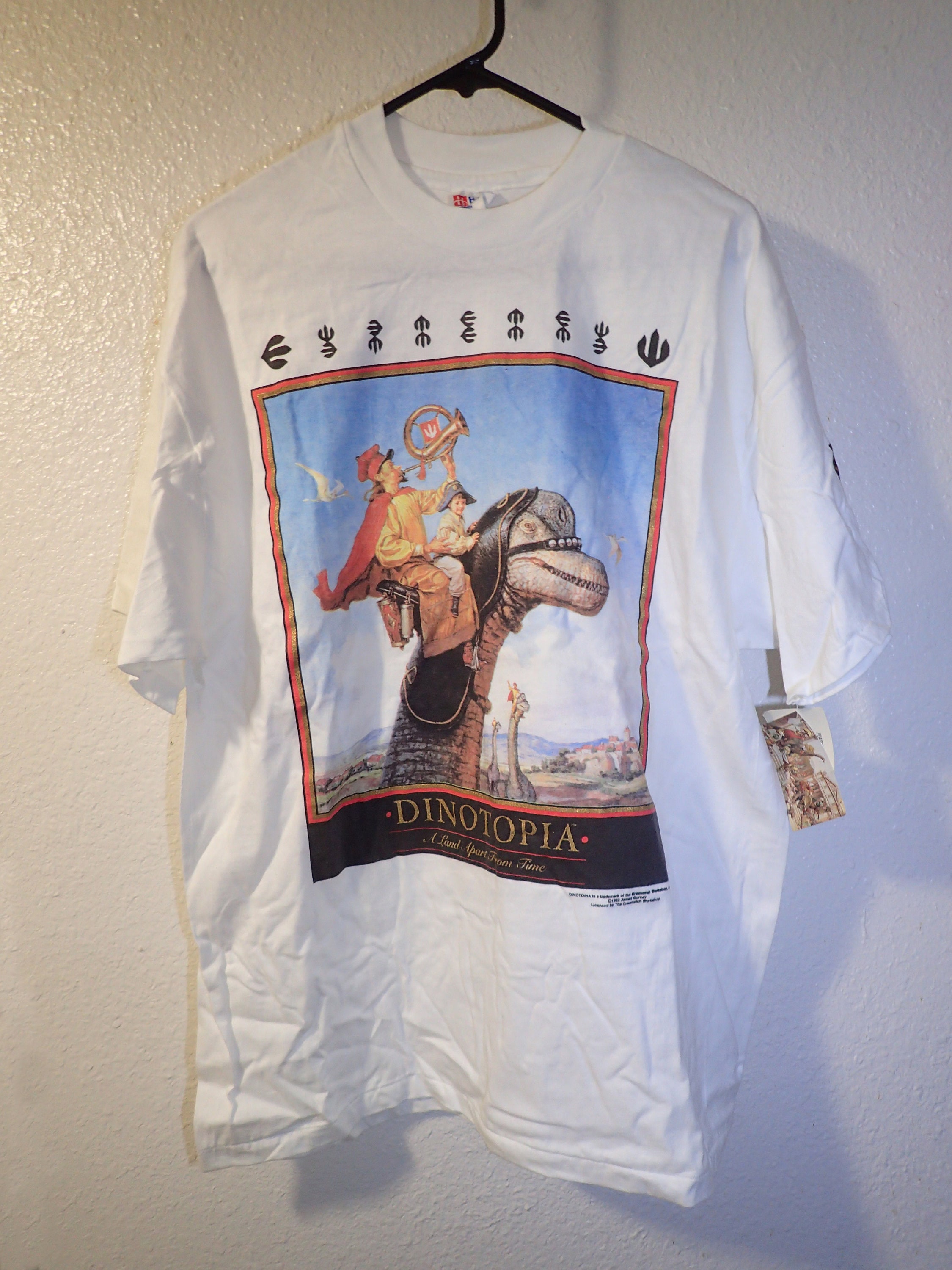 Vintage Dinotopia Tshirt. Size X Large. Never Worn, Still
