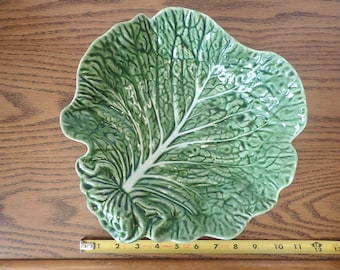 Vintage Bordallo Pinheiro Large Cabbage Bowl