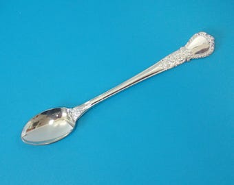 Vintage Pewter Feeding Spoon by Web Silver.  Rare Mis-Stamp.