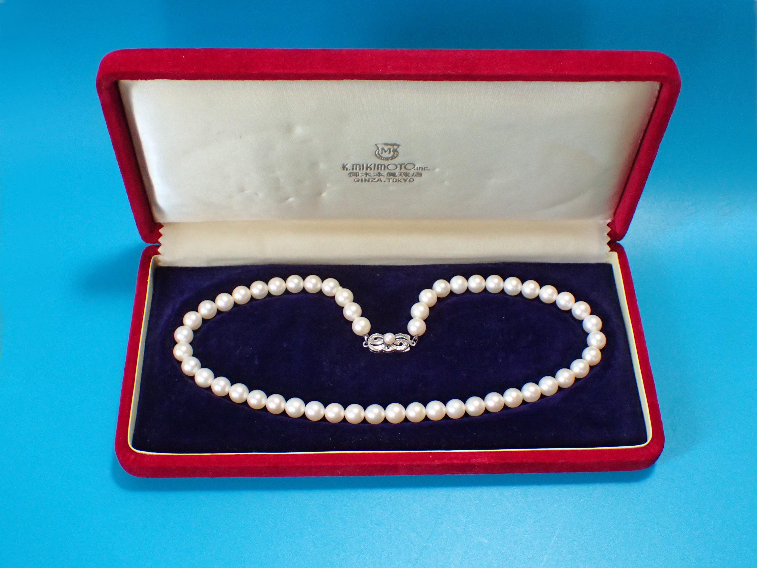 Mikimoto Pearl Jewelry Case - Etsy