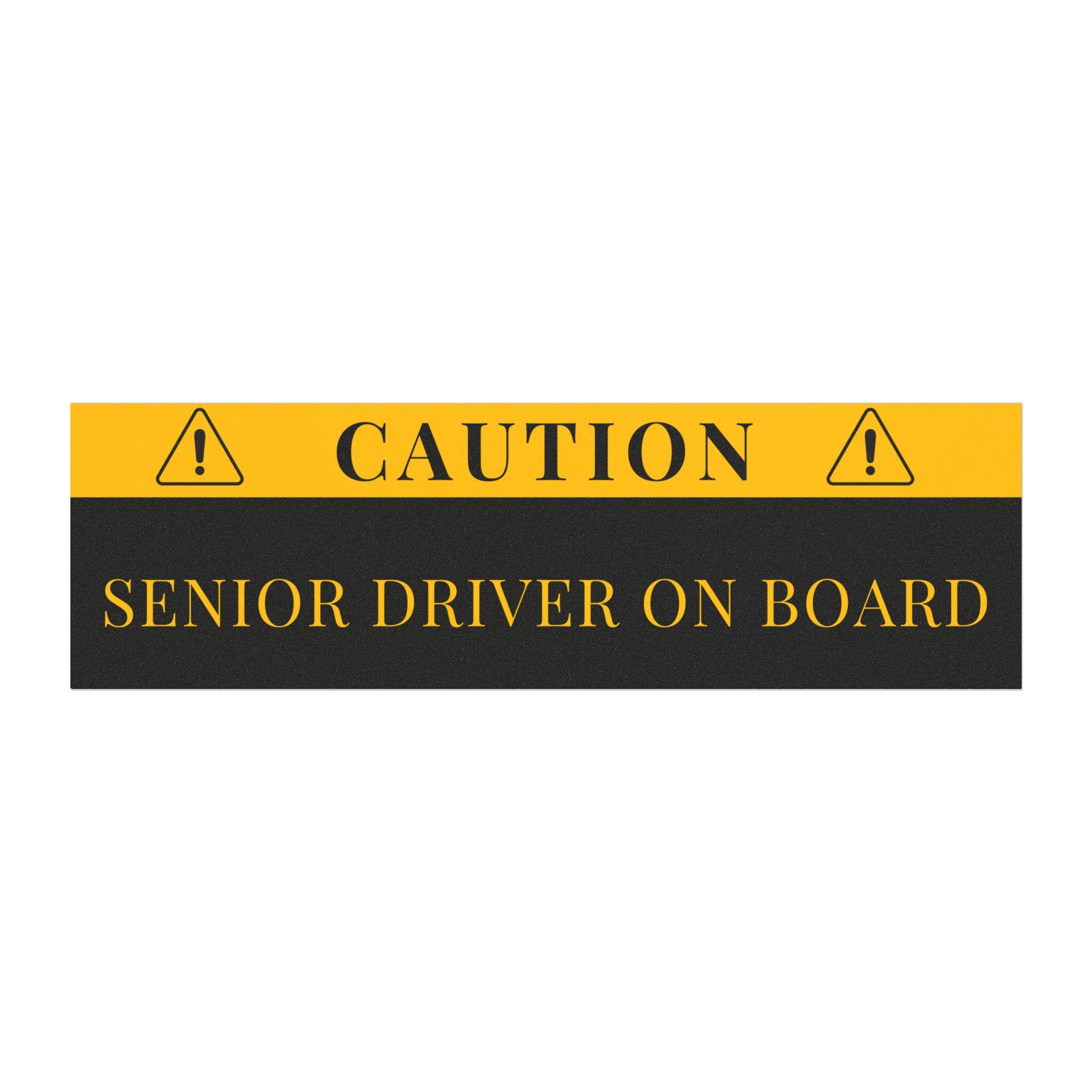 Caution Driver is Singing Funny Car Stickers - Van Stickers - Campervan Decals - New Driver Sticker - Bumper Stickers - Funny Car Accessories (Black