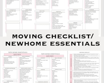 New Home Moving Checklist: Essential Room-by-Room Planner (PDF)