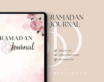Ramadan Planner, Ramadan Journal, Muslim Planner