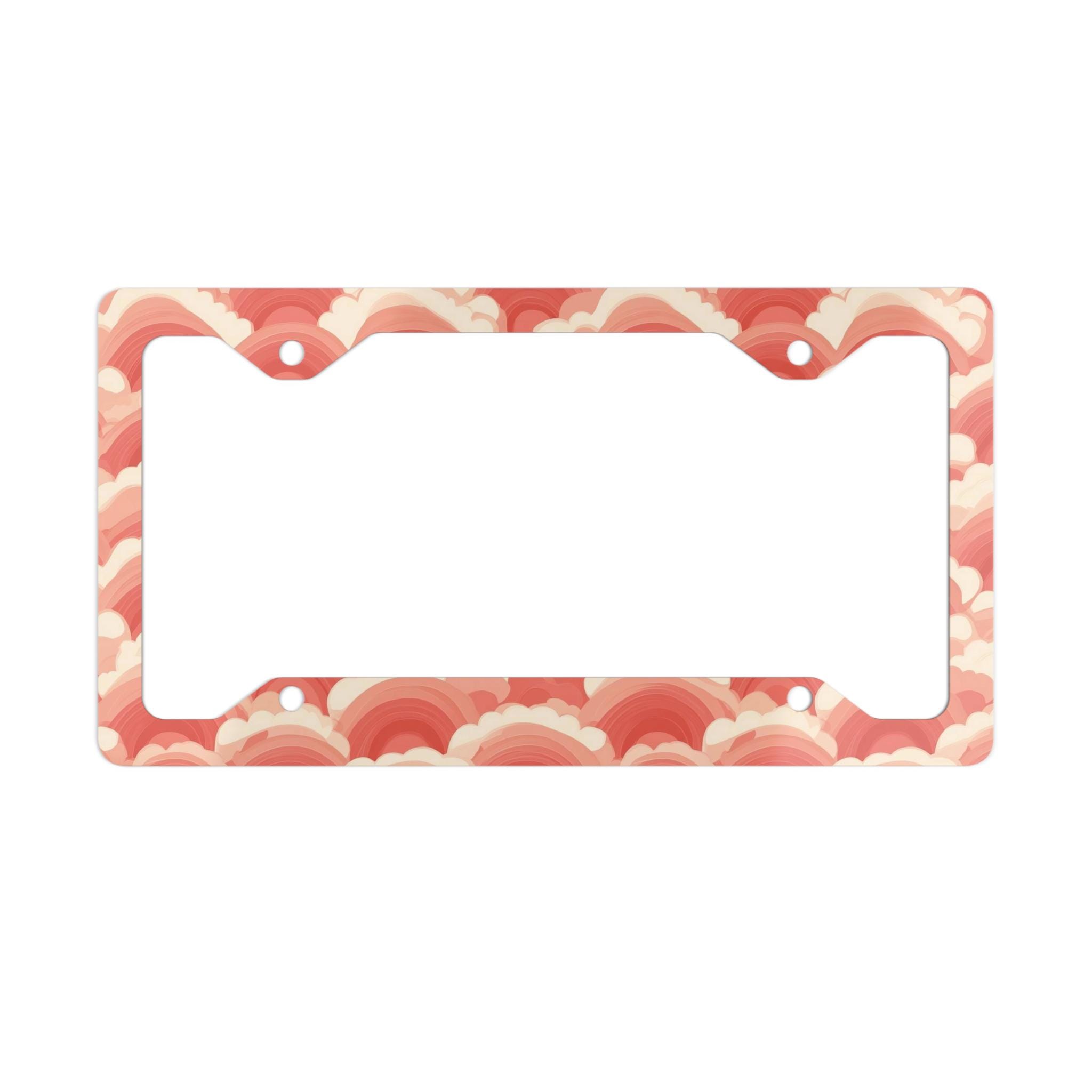 Pink License Frame License Plate Frame, Pink Wave Car Accessory, Car Decor Gift - Etsy