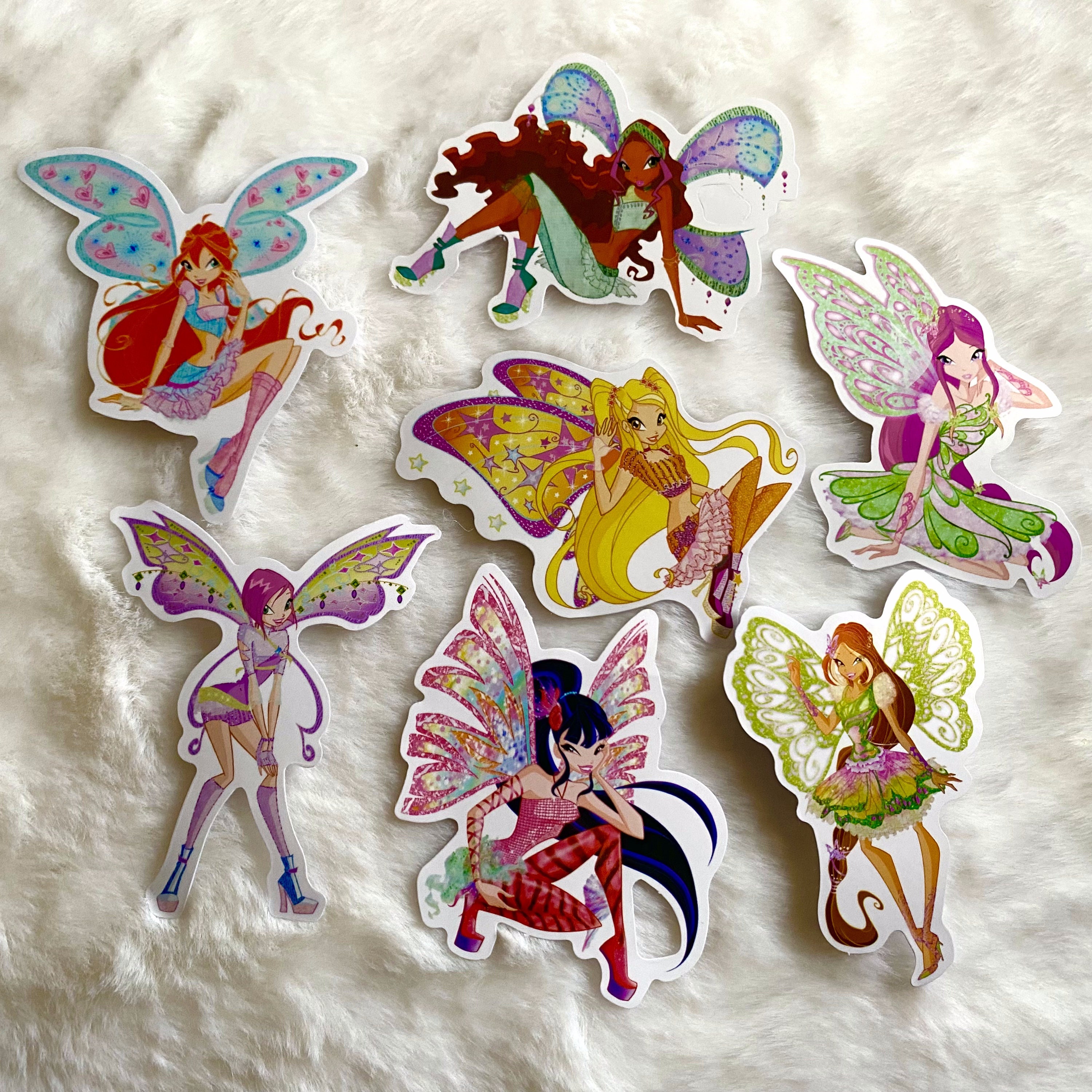 Winx Club Stickers Mystery Set Cute Decor Planner Laptop Water Bottle ...