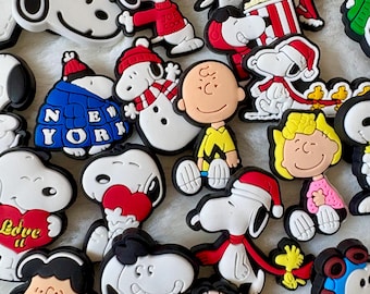 Peanuts Inspired Shoe Charms | Clog Accessories | Charlie Brown | Snoopy