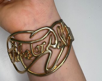 Bracelet manchette SALVADOR DALI vintage