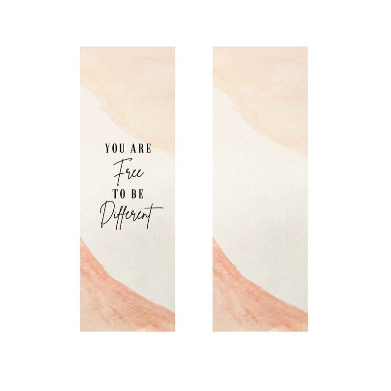 Digital Download Bookmarks, Printable Bookmarks Etsy