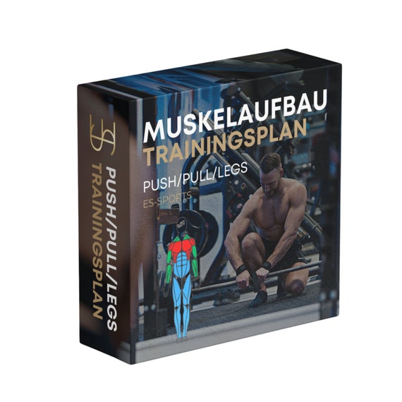 ES SPORTS Push Pull Legs Trainingsplan Natural Bodybuilding Herren Fortgeschritten Muskelaufbau Gym Fitness Training Plan Muskeln Etsy