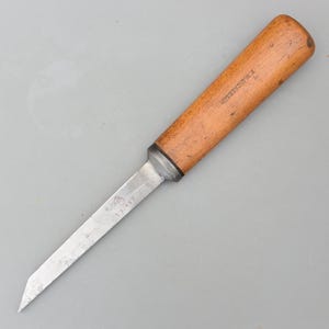 Pegatina vintage rara de I.Sorby Mortee Mortise Chisel Pig
