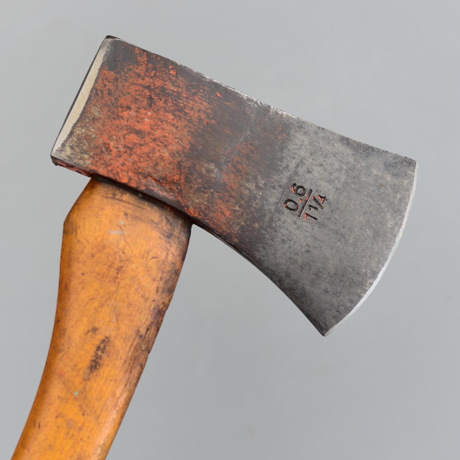 Vintage SANDVIK Sweden Axe Head 0,6 1 1/4 Carpenters Survival Camp