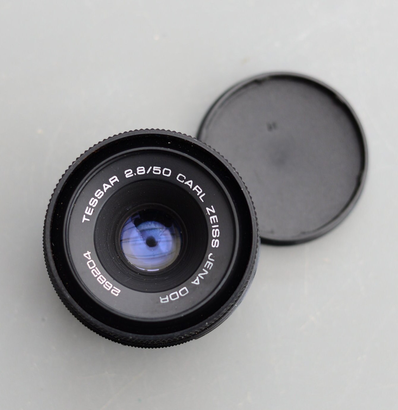 Vintage Carl Zeiss Jena DDR Tessar 50mm F/2.8 Lens No 268204