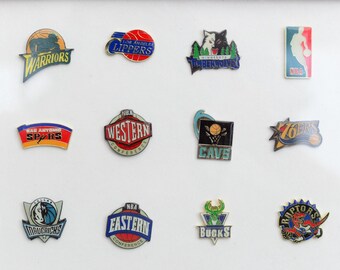 セット30 ヴィンテージ ピンバッジ NBA バスケットボール チームバッジ