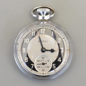 Vintage Ingersoll Triumph Gt Britain Pocket Watch Working