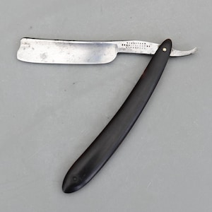 Navaja de afeitar vintage rara T.Ibbotson Liverpool Wedge