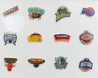 セット30 ヴィンテージ ピンバッジ NBA バスケットボール チームバッジ