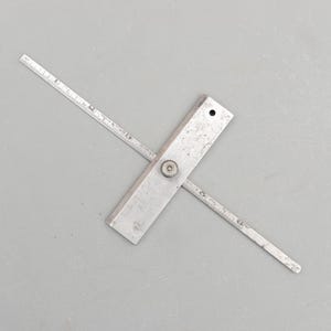 Vintage Moore & Wright 6'' Depth Gauge Rule No 40 Measuring Tool