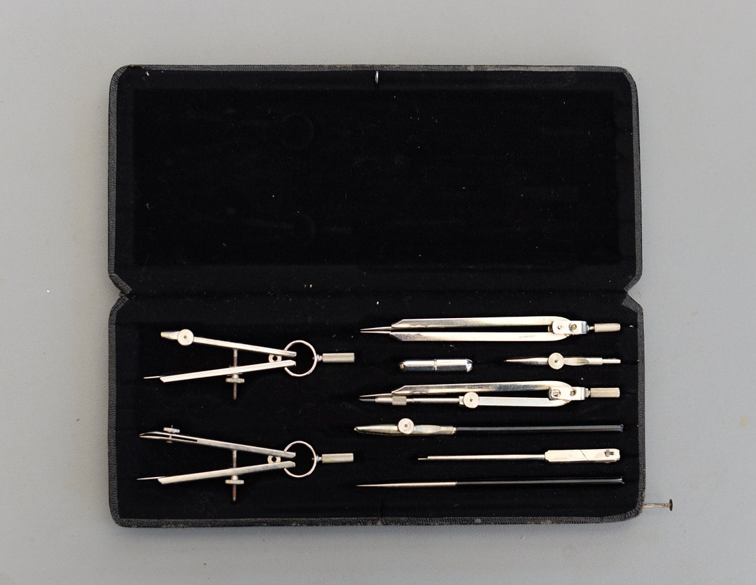 Vintage Drawing Compass Set Emu Series No 236 / 15 Germany Etsy