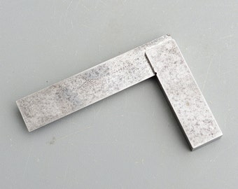 Vintage Rare All Steel Try Square 3'' No 1970/1 Chesterman Sheffield England Measuring tool