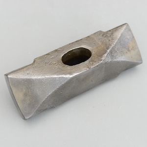 Cabeça de martelo offset vintage rara de 6 3/4'' com diagonal dupla, serra Doctors Sawsmiths, 2220g