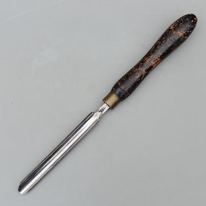 Vintage G.W.Popple Sheffield Spindle Gouge Woodturning Bowl Round Tool Turning Lathe Tools